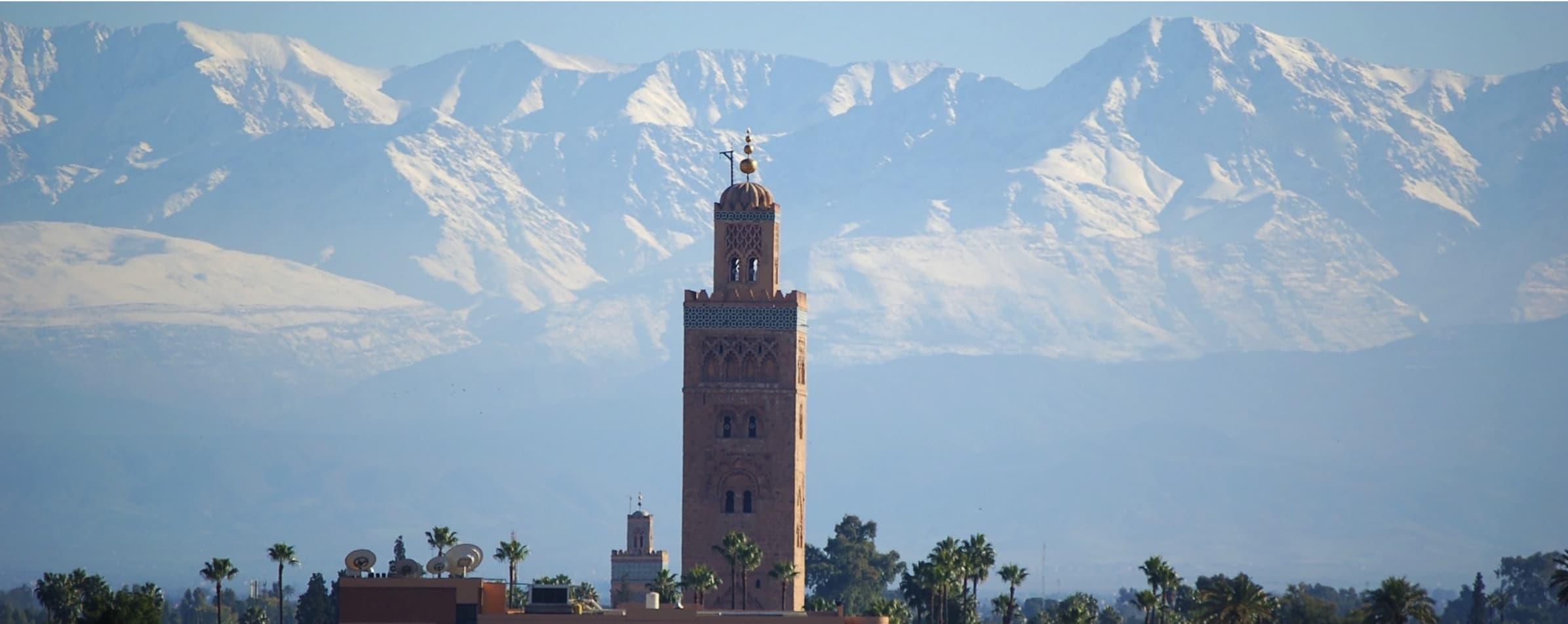 Marrakech au coucher du soleil